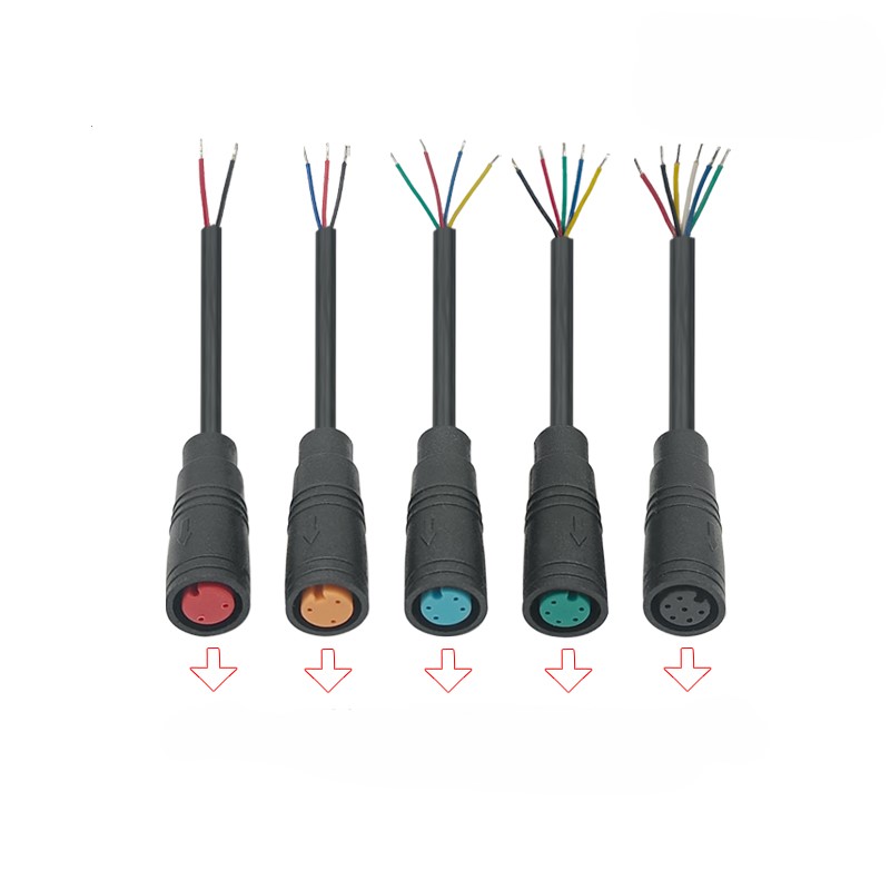 M8 waterproof connector 2-6 pin