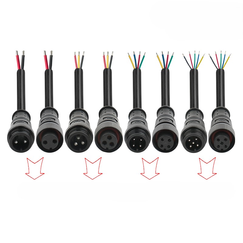 M16 metal waterproof connector 2-5 pin