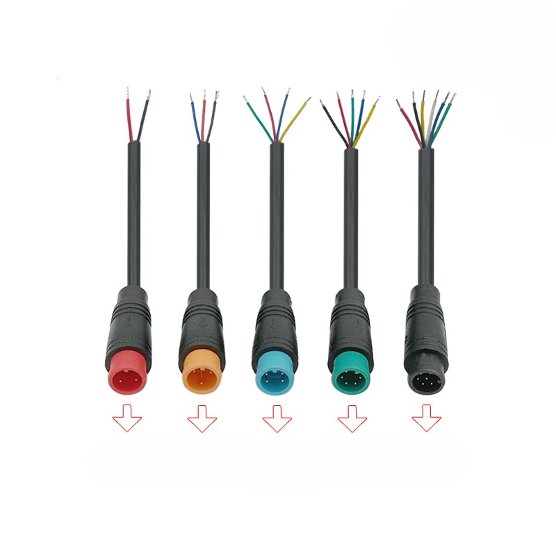 M8 waterproof connector 2-6 pin
