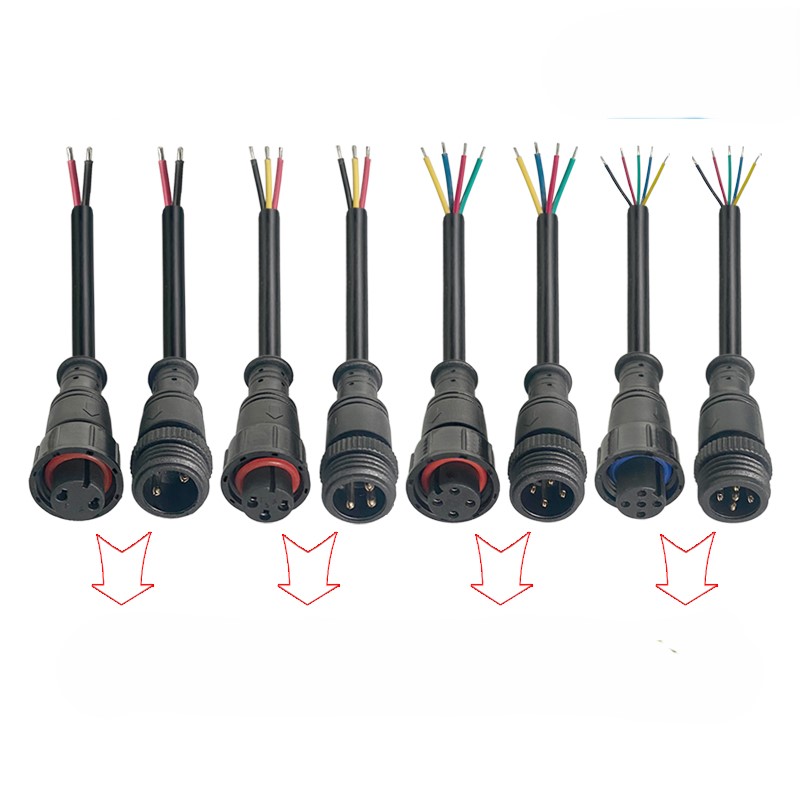 M16 plastic waterproof connector 2-5 pin