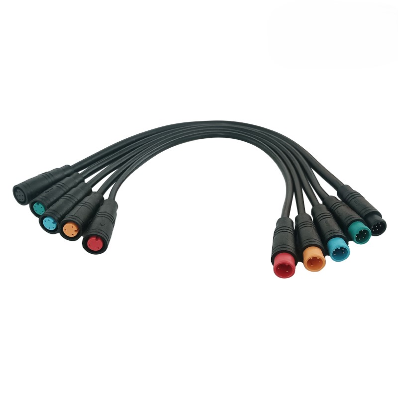 M8 waterproof connector 2-6 pin Male-Female