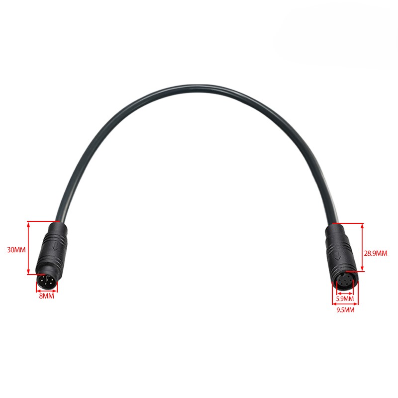 M8 waterproof connector 2-6 pin Male-Female