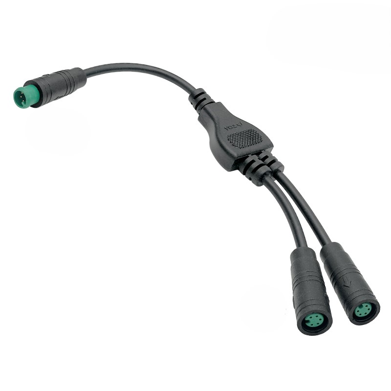 1 to 2 M6 waterproof connector 2-6 pin