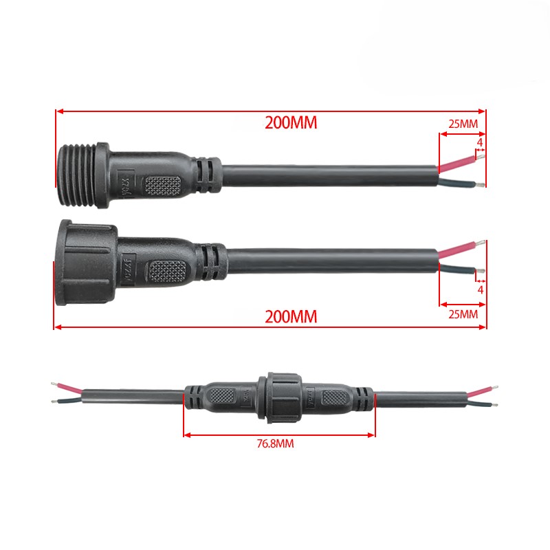 M16 waterproof connector 2-5 pin