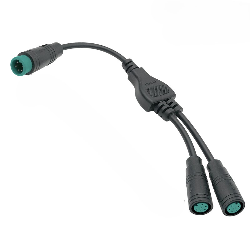 1 to 2 M8 waterproof connector 2-6 pin