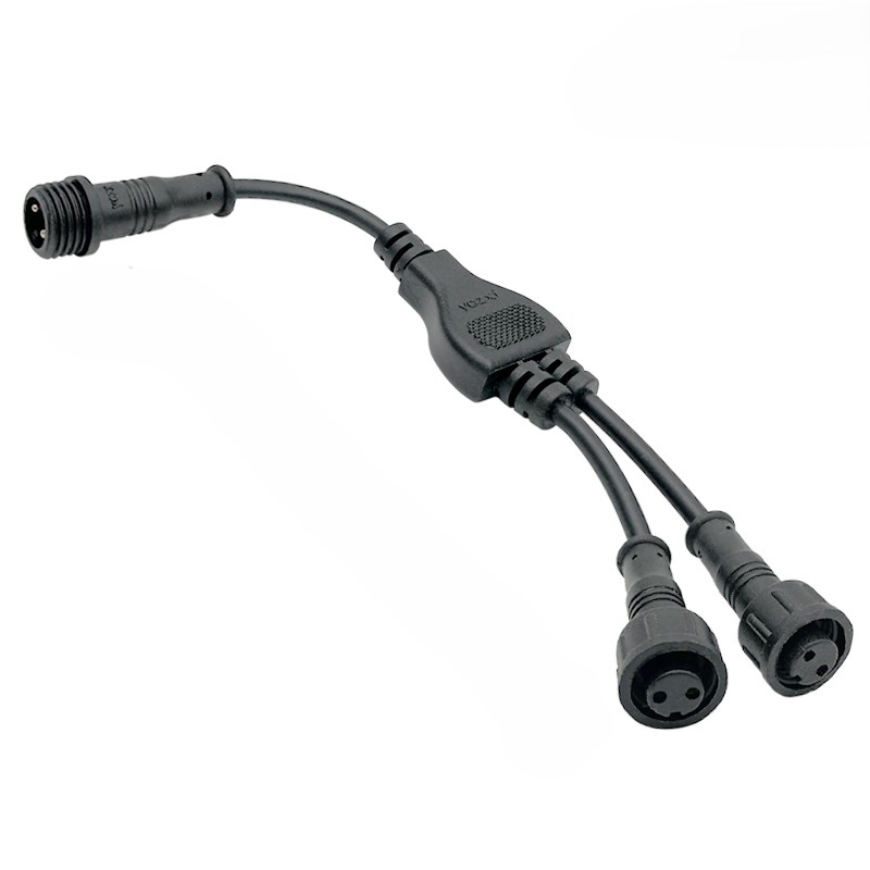 1 to 2  M12 waterproof connector 2-5 pin