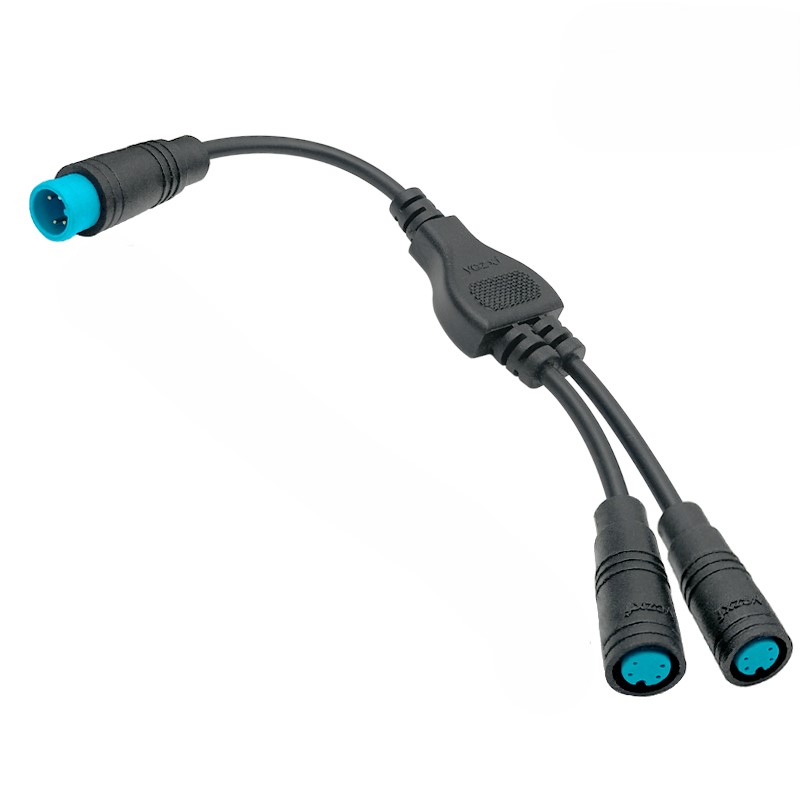 1 to 2 M8 waterproof connector 2-6 pin