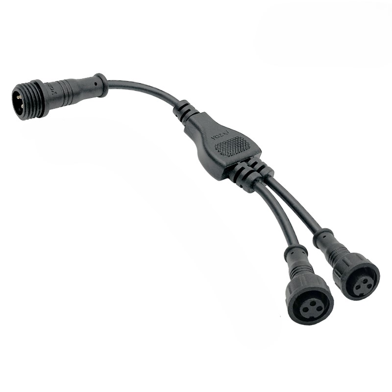 1 to 2  M12 waterproof connector 2-5 pin