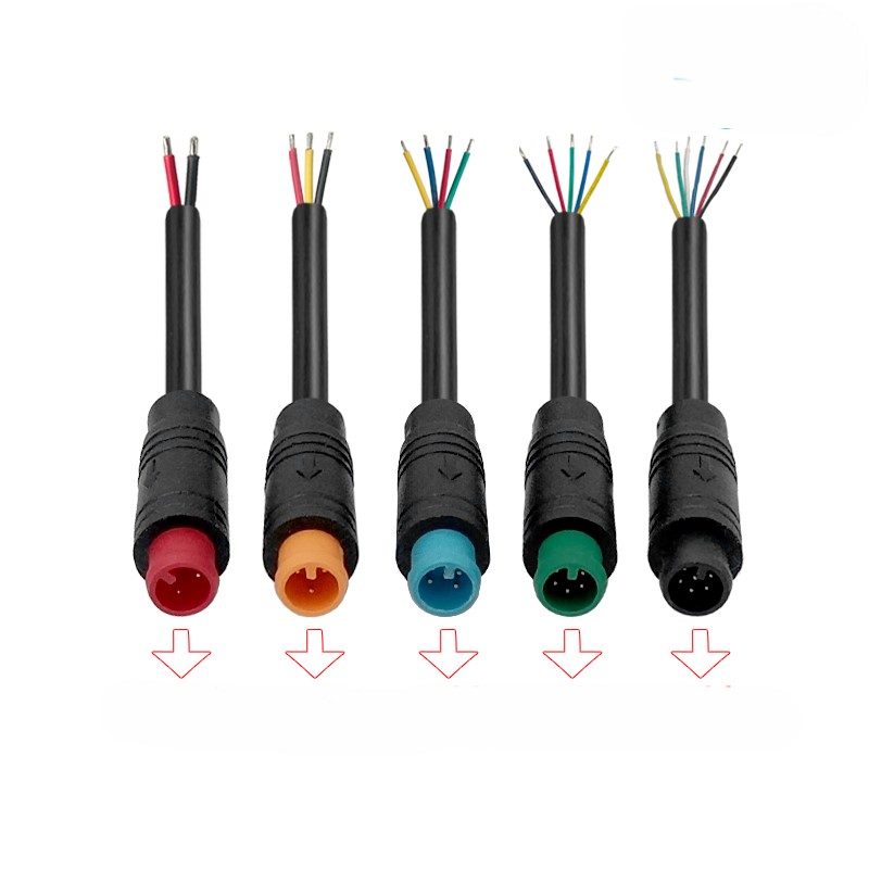M6 waterproof connector 2-6 pin