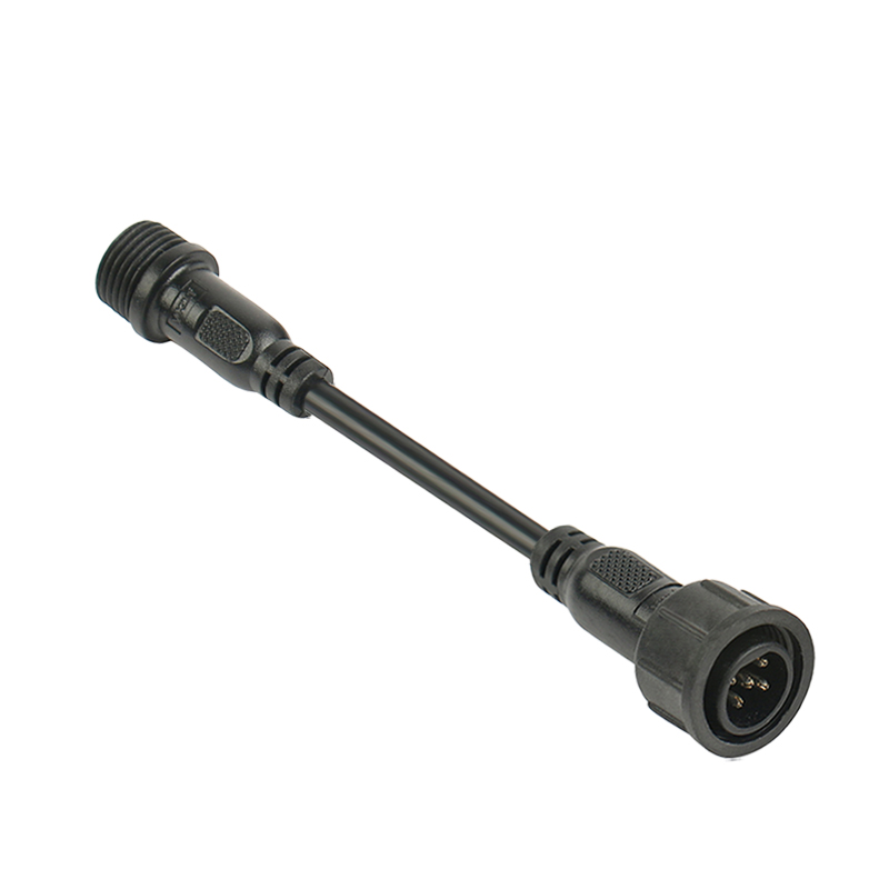 M16 straight through waterproof connector