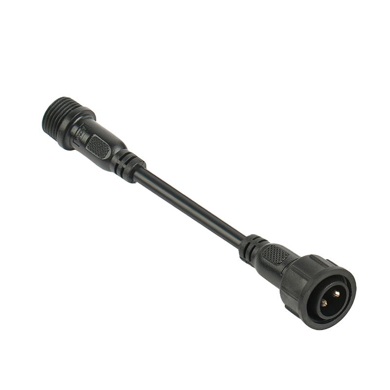 M16 straight through waterproof connector