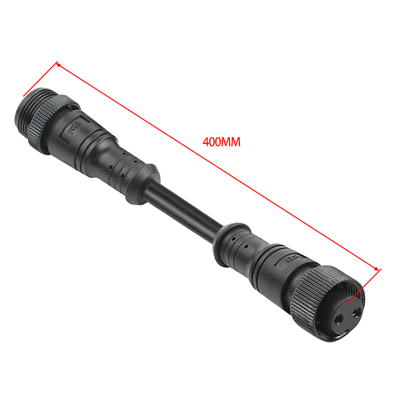 M16 metal straight through waterproof connector