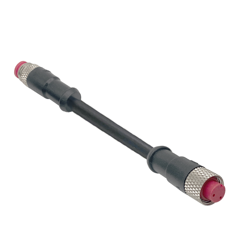 M9 straight through waterproof connector 