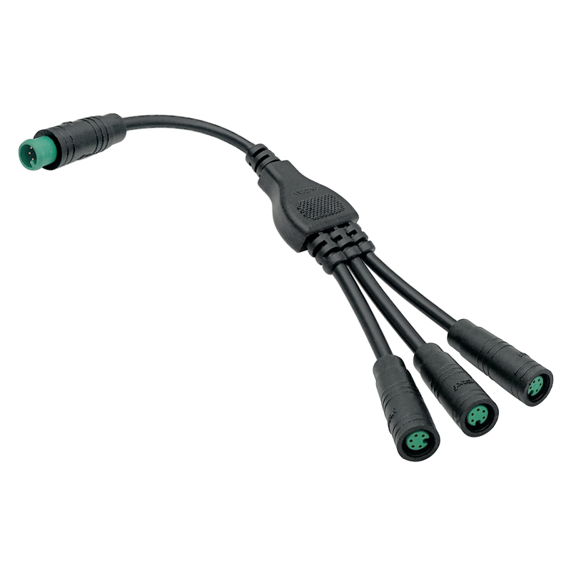M6 1 to 3 waterproof connectors 2-6pin