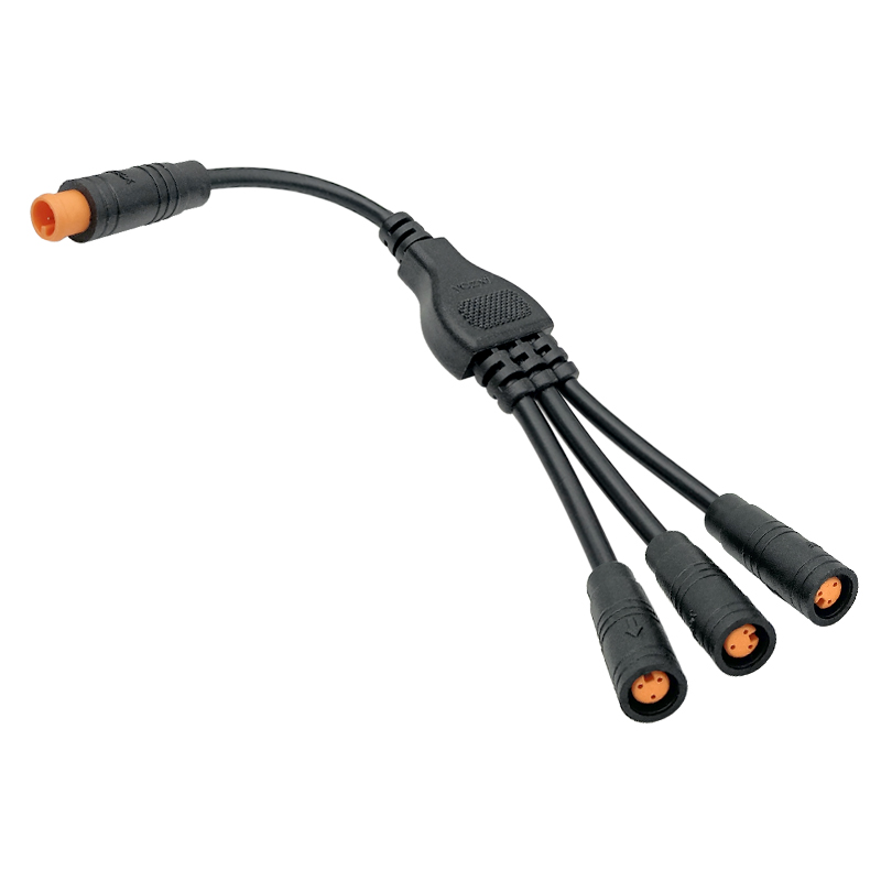 M6 1 to 3 waterproof connectors 2-6pin