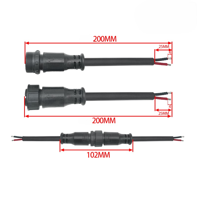 M20  waterproof connector 2-3 pin