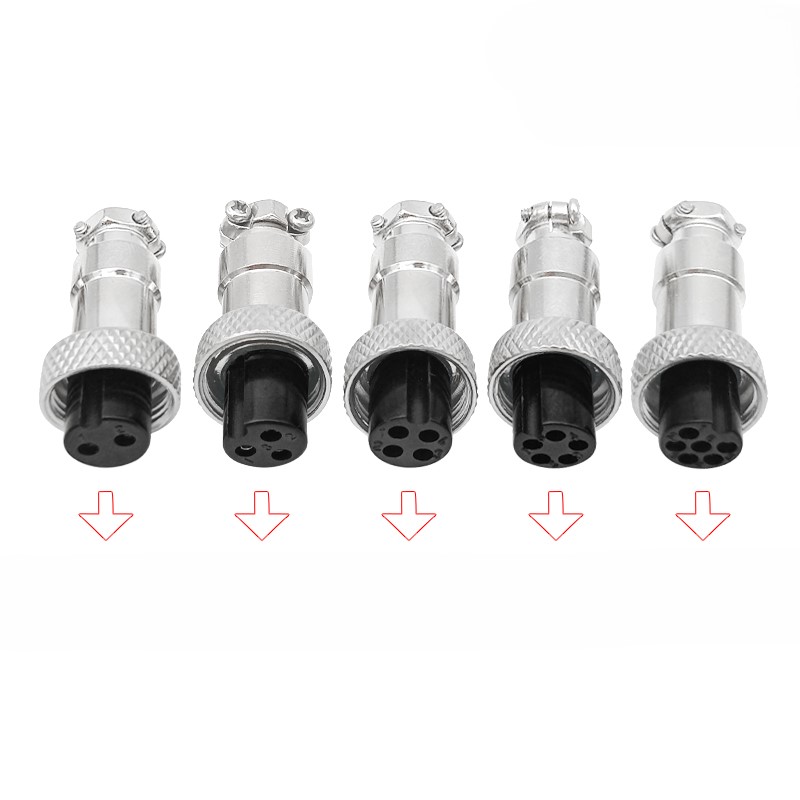 GX12 2-6 pin plug-in aviation connector