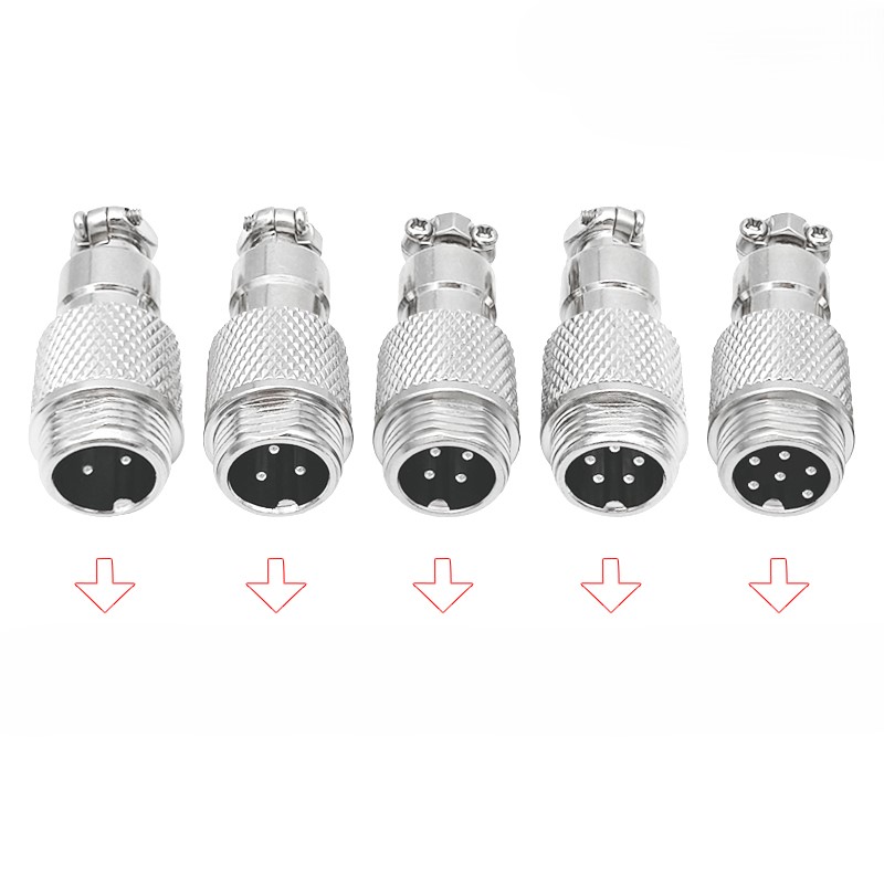 GX12 2-6 pin plug-in aviation connector