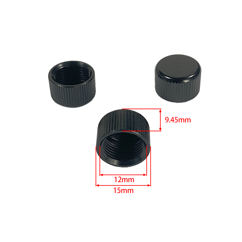 M12 metal dust cap